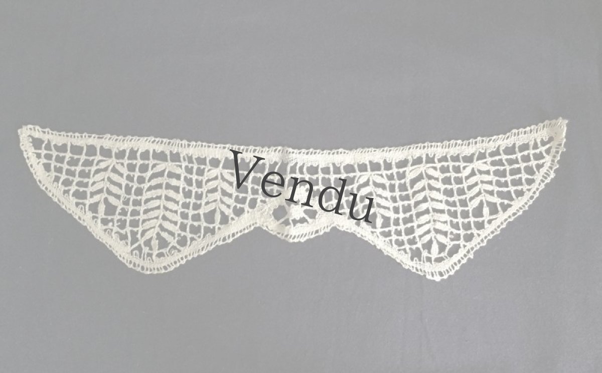画像6: フランスヴィンテージ　ニードルレースのモチーフ (6)