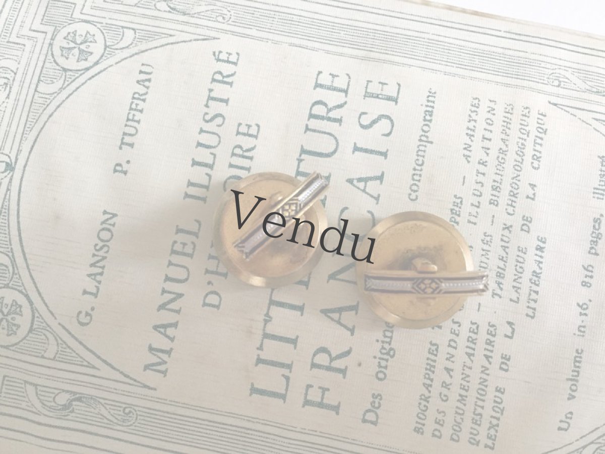 画像7: ヴィンテージ　カフスボタン (7)