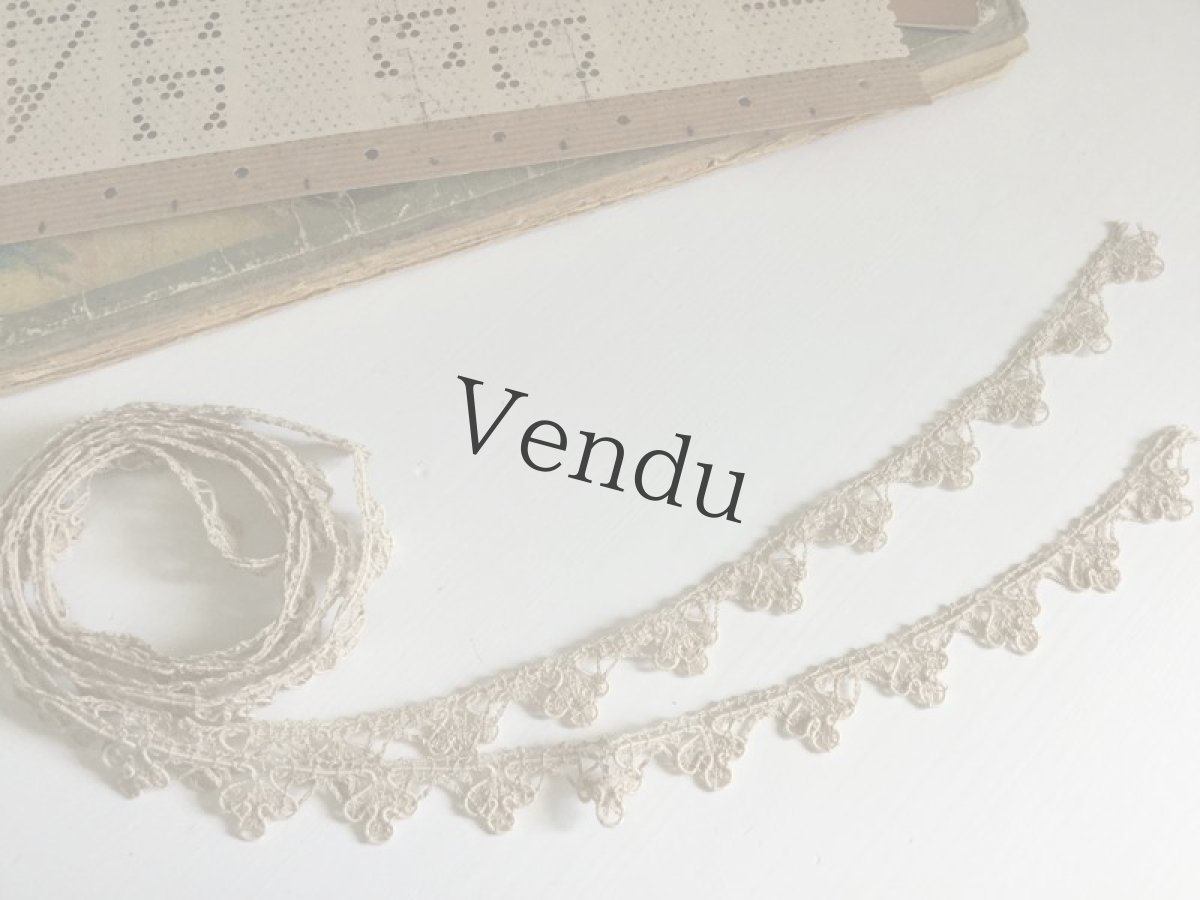 画像4: ヴィンテージ　レースブレード (4)