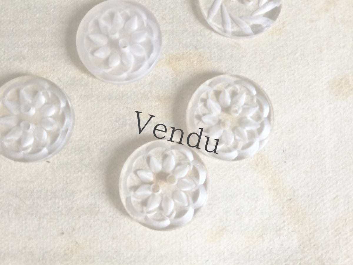 画像2: ヴィンテージ　ルーサイトボタン アソート (2)