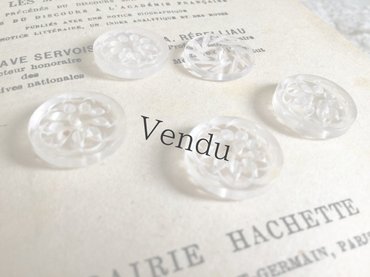 画像5: ヴィンテージ　ルーサイトボタン アソート (5)