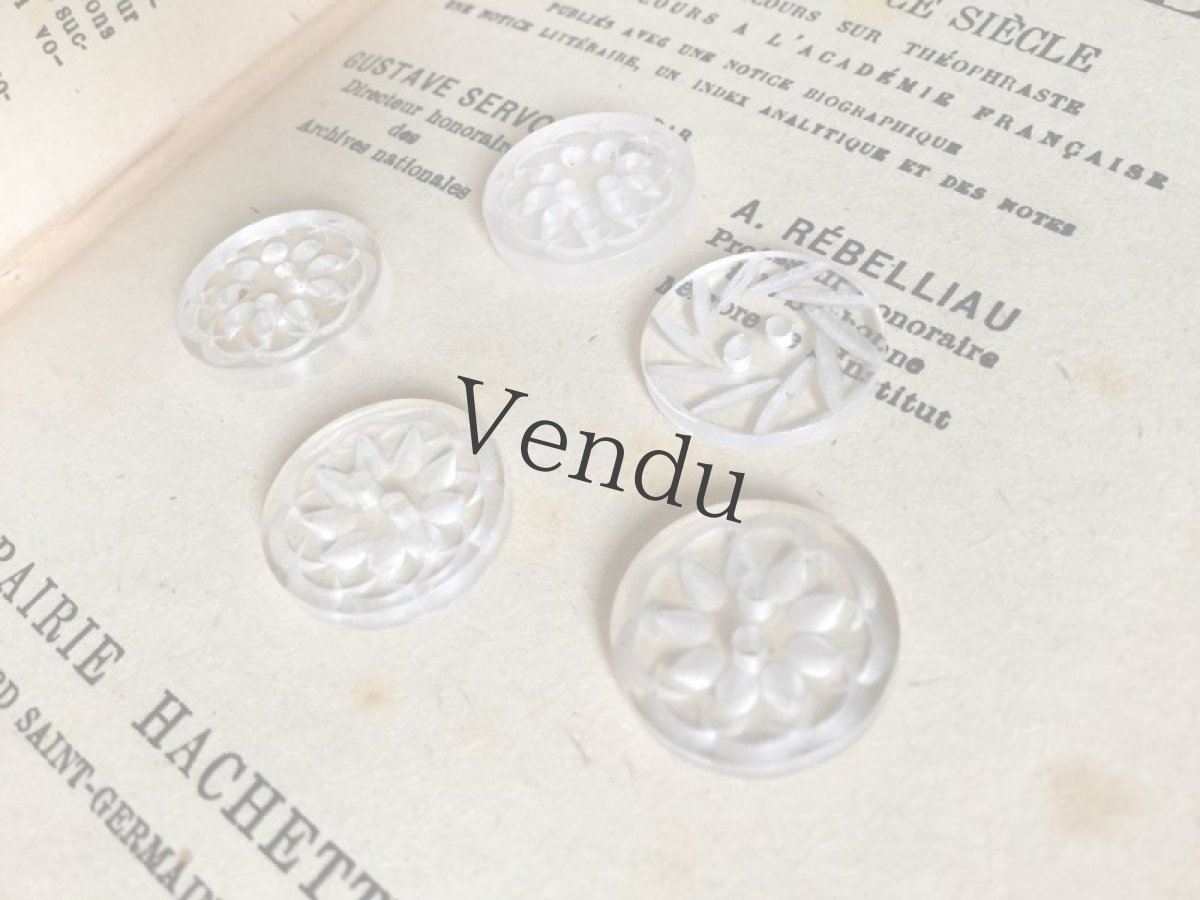 画像6: ヴィンテージ　ルーサイトボタン アソート (6)