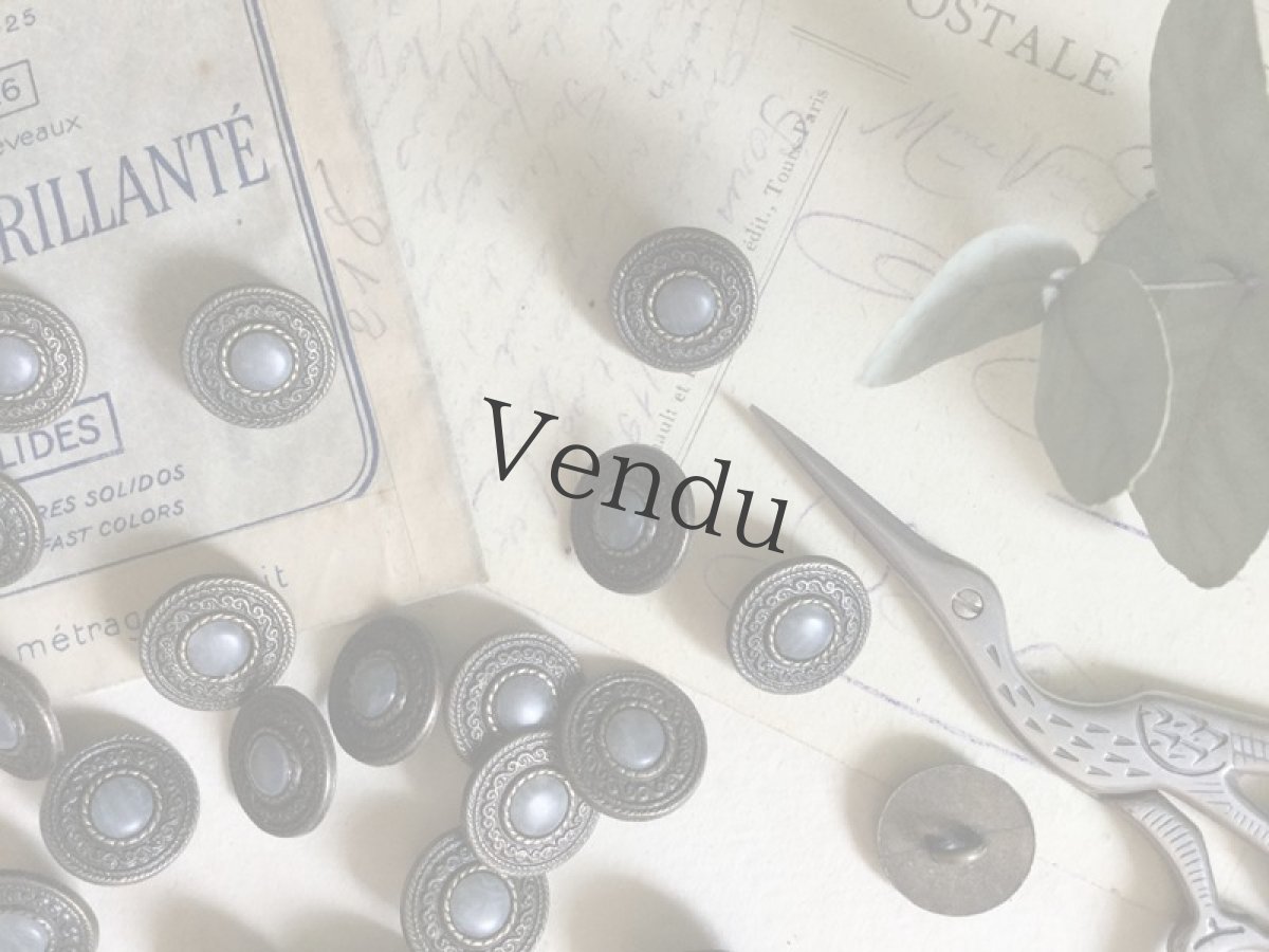 画像5: ヴィンテージ　渋いメタルボタン (5)