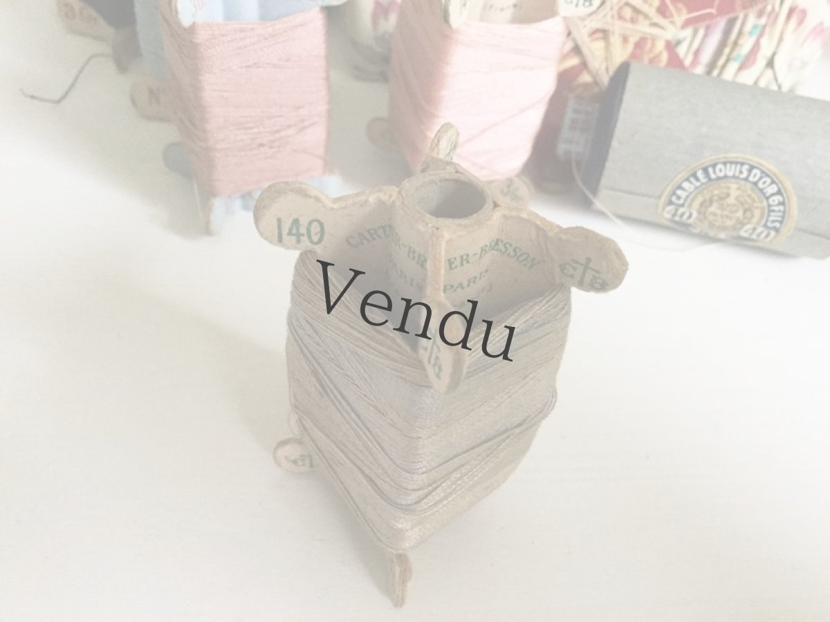 画像3: アンティーク　カルティエ＝ブレッソン糸巻き　ラベンダー (3)