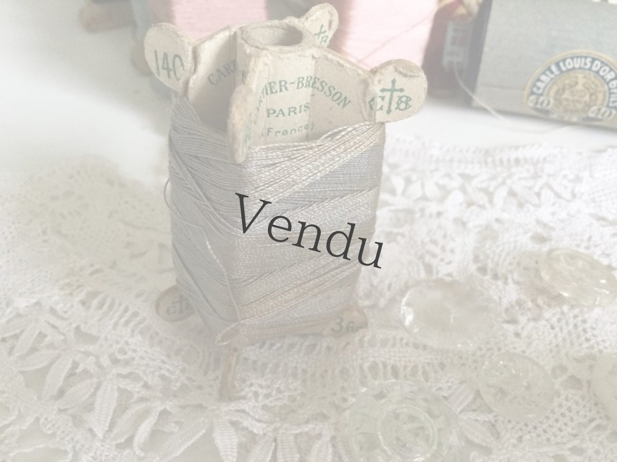 画像4: アンティーク　カルティエ＝ブレッソン糸巻き　ラベンダー (4)