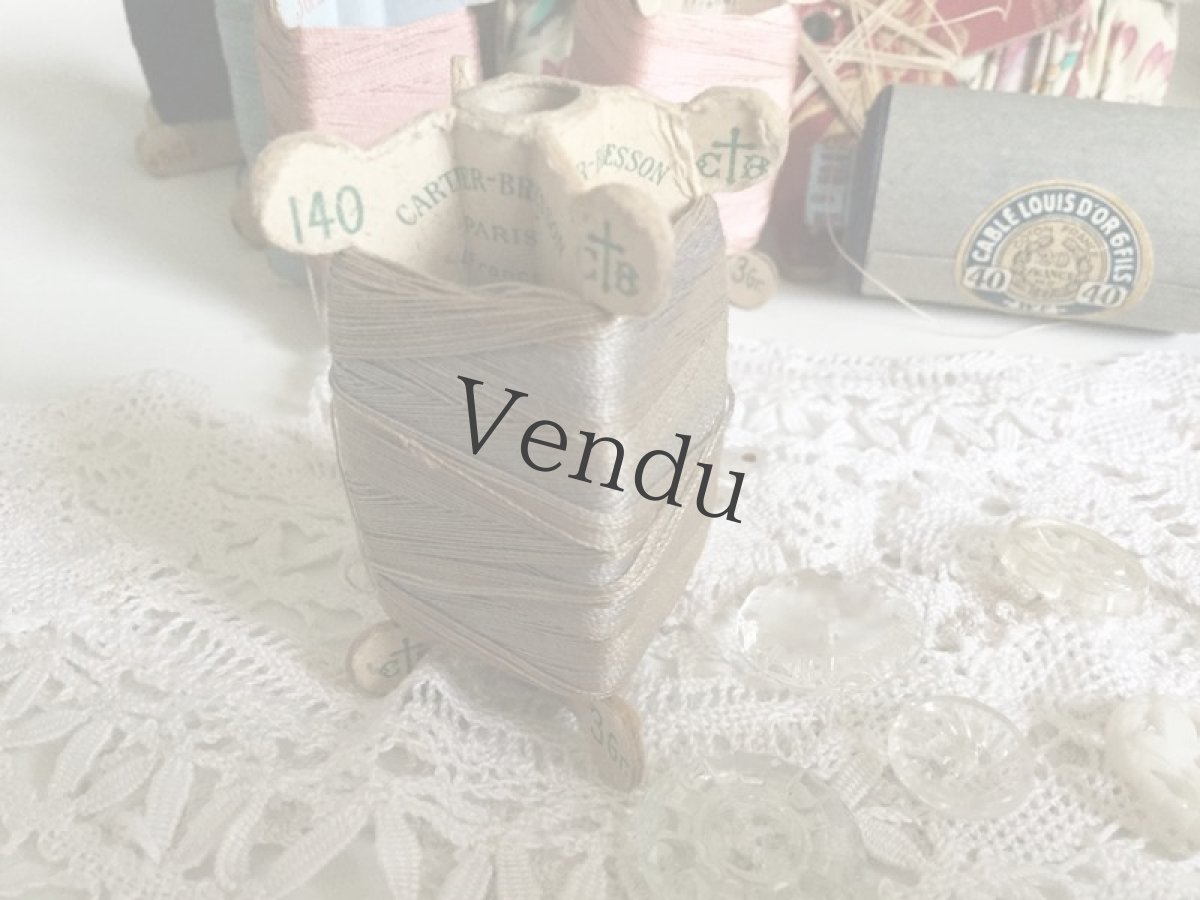 画像5: アンティーク　カルティエ＝ブレッソン糸巻き　ラベンダー (5)