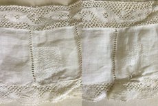 画像6: アンティーク　円形状の布生地 (6)
