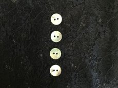 画像5: フランスヴィンテージ　真珠貝ボタン 12mm 4個セット (5)