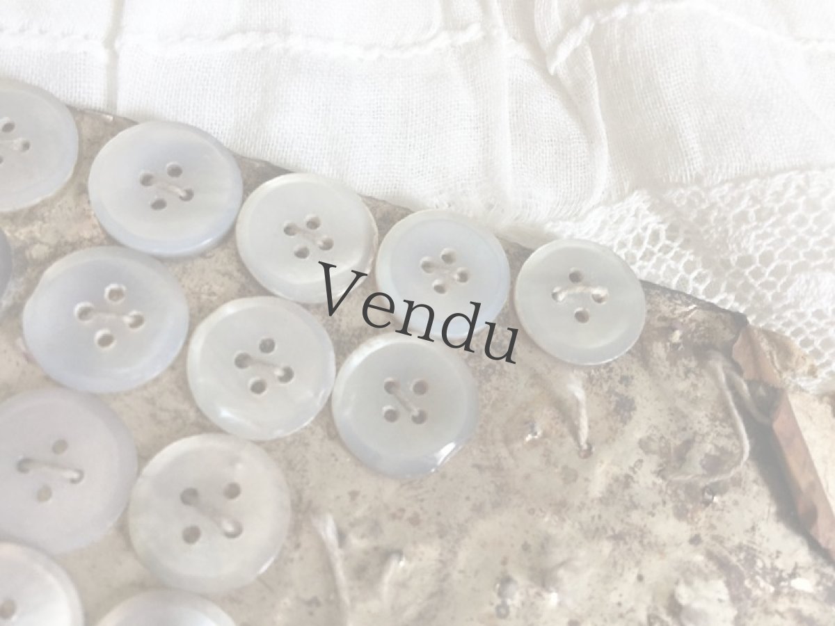 画像4: アンティーク　貝ボタンシート 11ｍｍ (4)