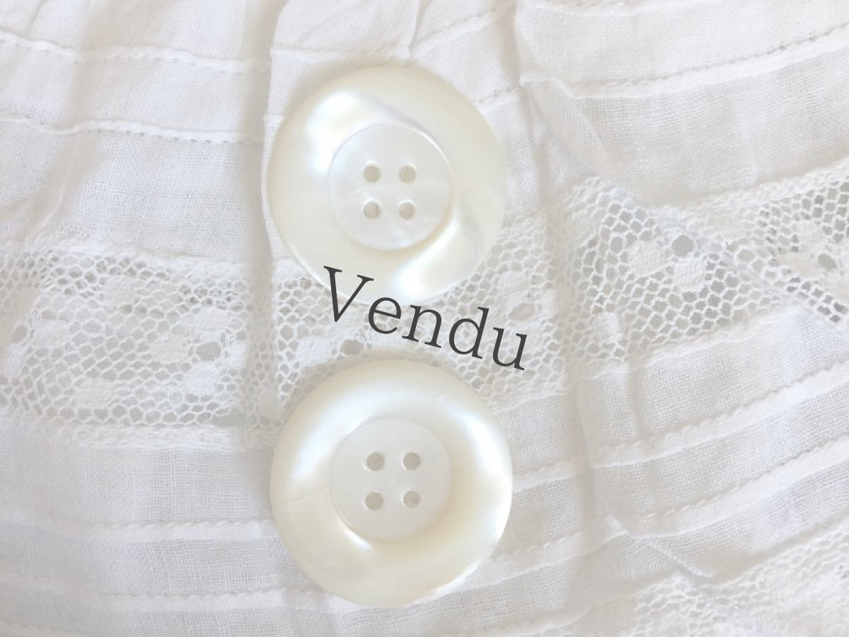 画像4: アンティーク　貝ボタン 26ｍｍ (4)