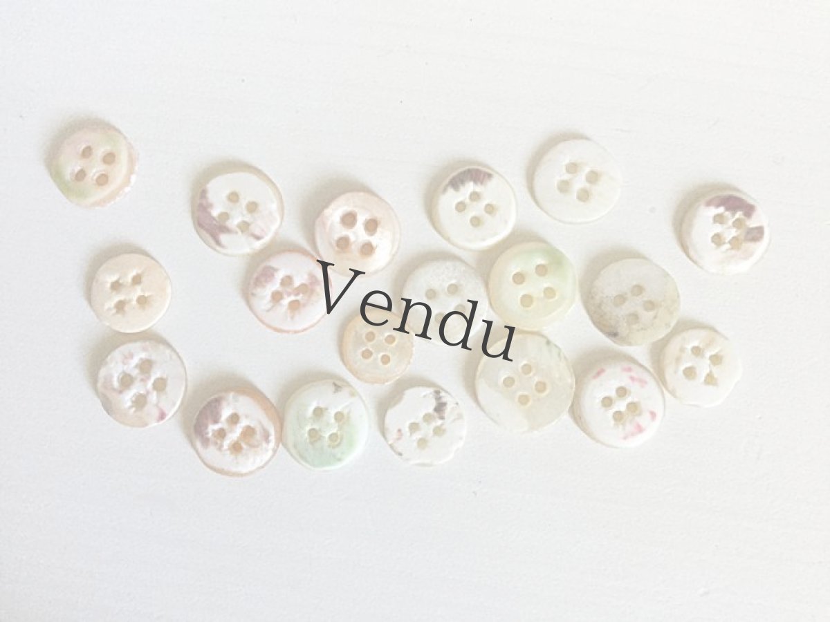 画像4: アンティーク　貝ボタン アソート (4)