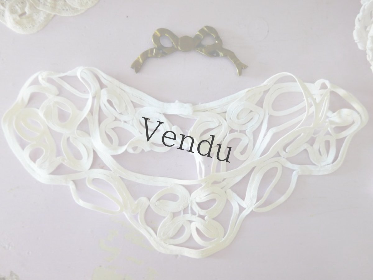 画像5: フランス蚤の市　スカラップレースを中心としたレースセット９種 (5)