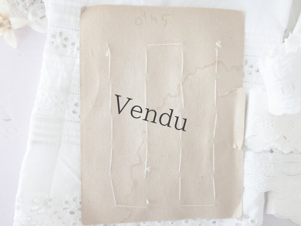 画像5: フランスヴィンテージ　水色のボタンシート 14mm (5)