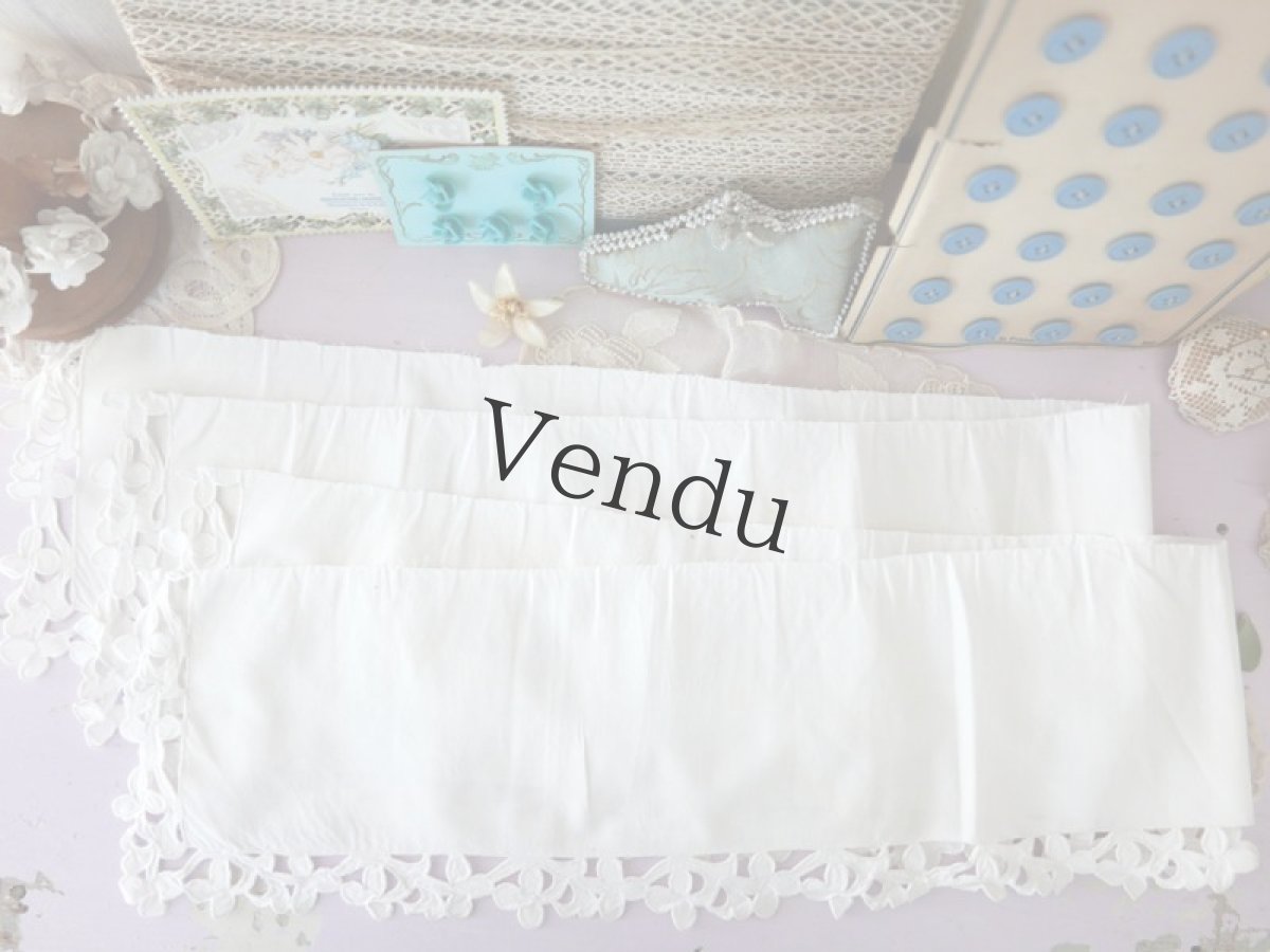 画像8: フランス蚤の市　スカラップレースを中心としたレースセット９種 (8)