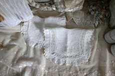 画像7: フランスアンティーク　白糸刺繍のお洒落なバボワール B (7)