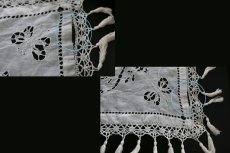 画像8: フランスアンティーク　天使のリシュリュー手刺繍ナップ (8)