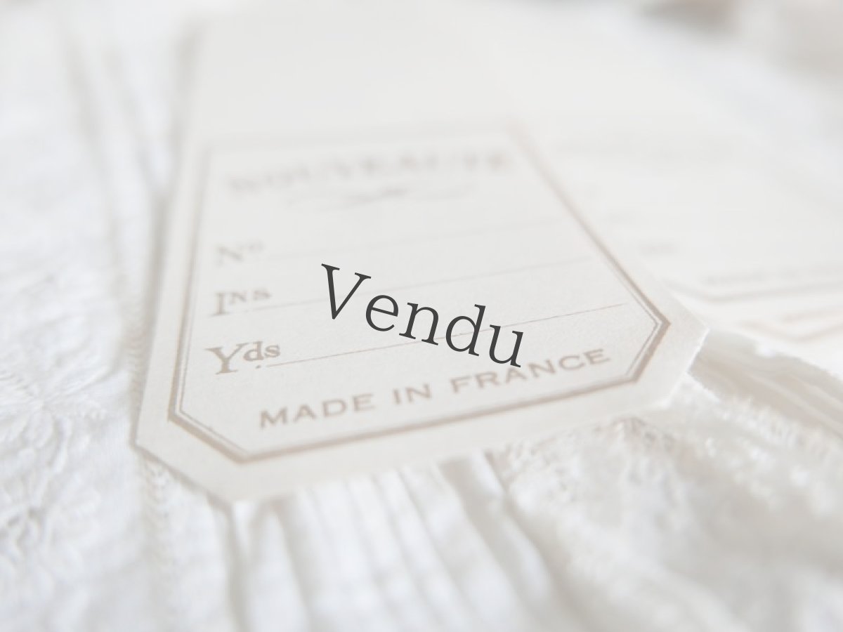 画像4: フランスアンティーク　NOUVEAUTÉタグ　５枚セット (4)