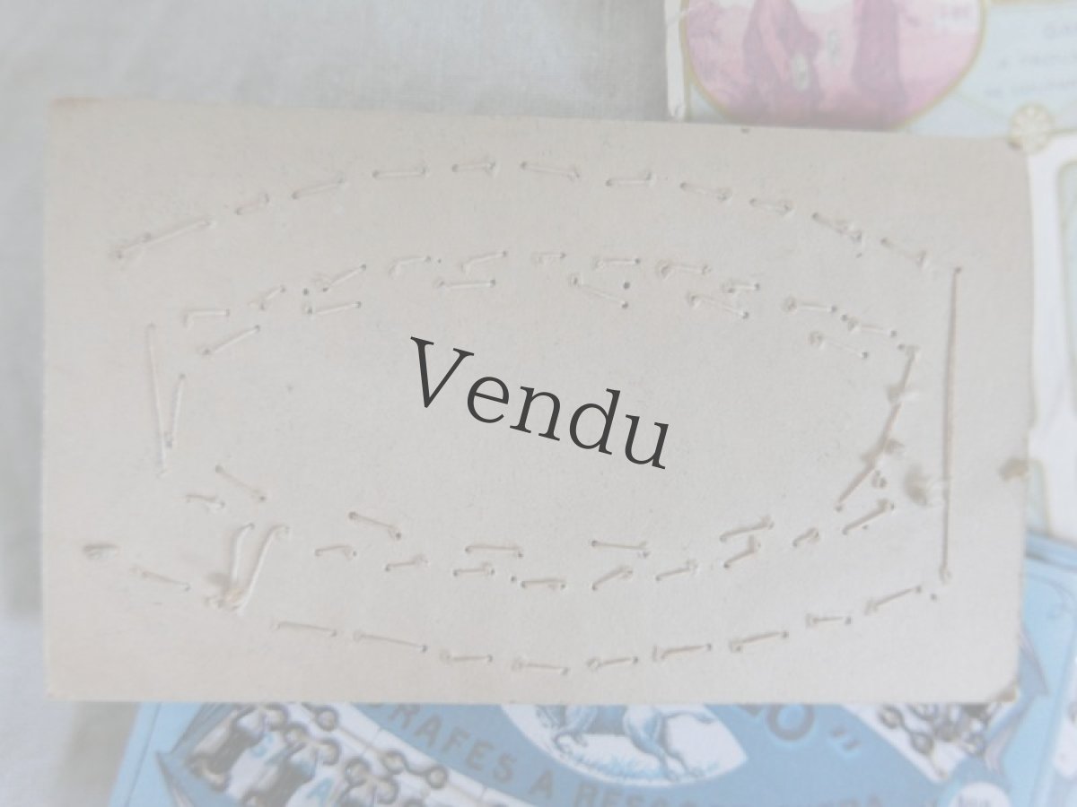 画像3: フランスアンティーク　ホック "BAFFALO"　黒／シルバー (3)