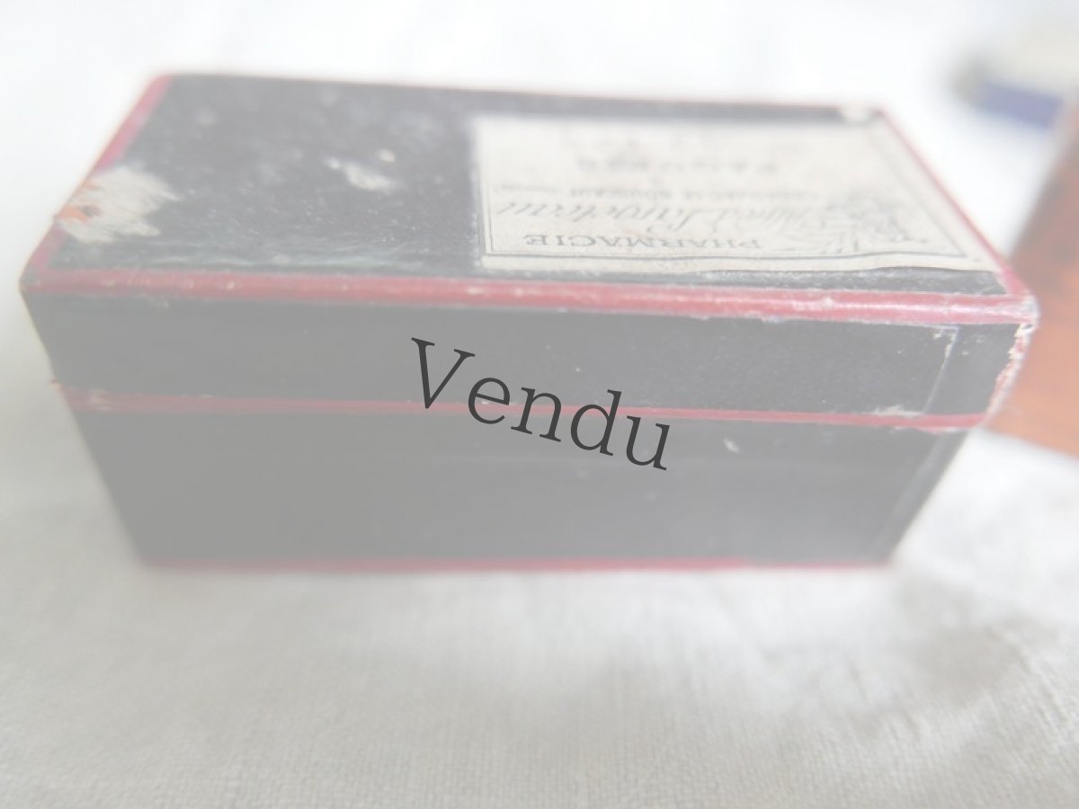 画像3: フランスアンティーク　紙製ファーマシーボックス NOIR (3)