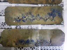 画像6: フランスアンティーク　刺繍用スカラップ模様 金属板シート４枚セット (6)