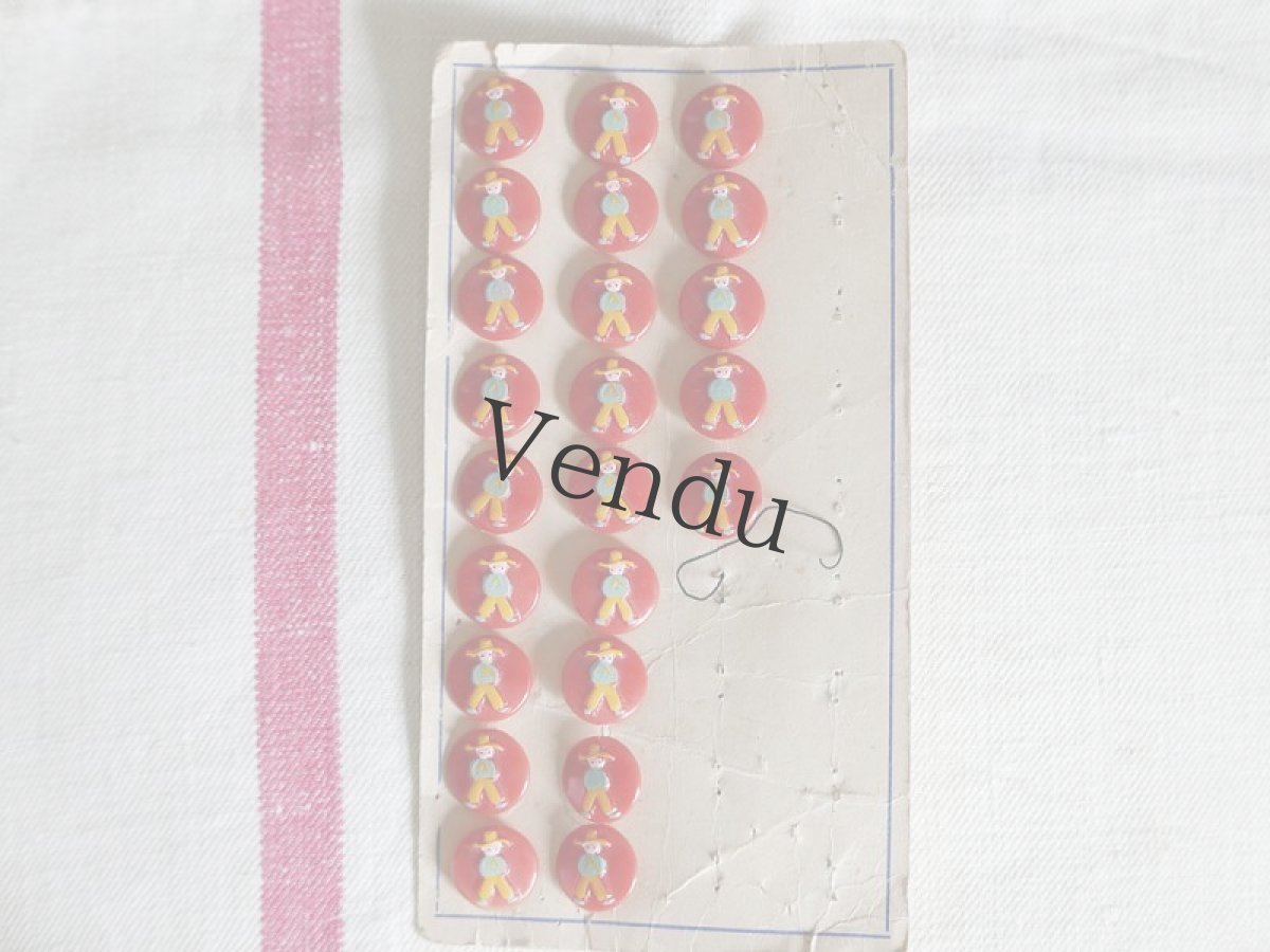 画像4: フランス 1950年代 プチボノムのボタン 15mm (4)