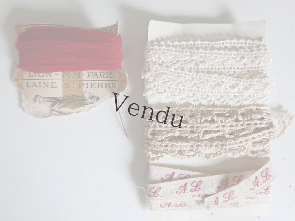 画像6: フランスアンティーク　メルスリーセット《Rouge》 (6)