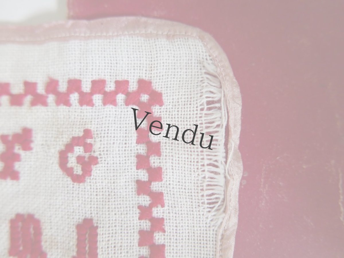 画像6: フランスアンティーク　1880年 クロスステッチサンプラー (6)