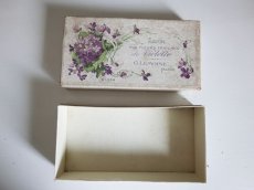 画像7: 【ご予約品】フランスアンティーク　スミレのサボン紙箱 (7)