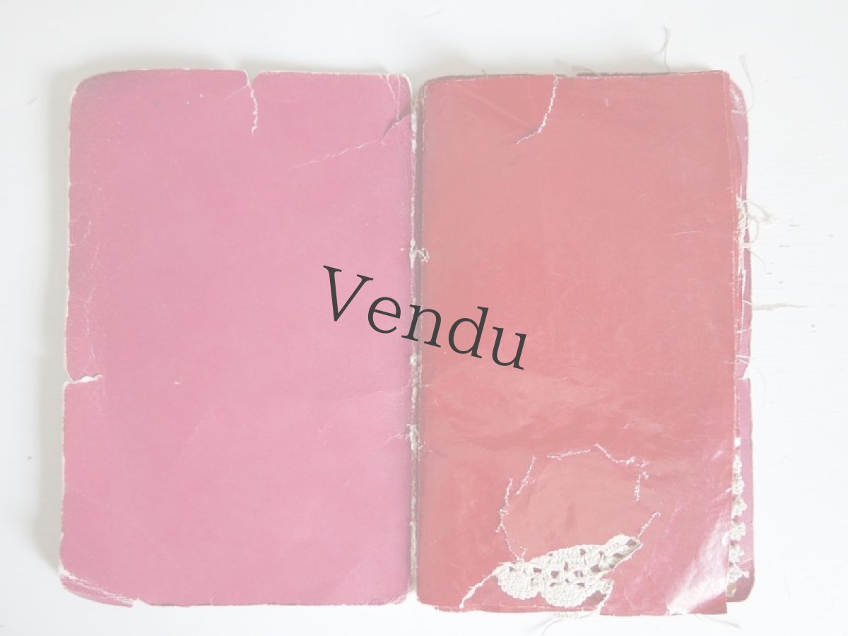 画像3: フランスアンティーク　赤いクロッシェレース見本帳 (3)