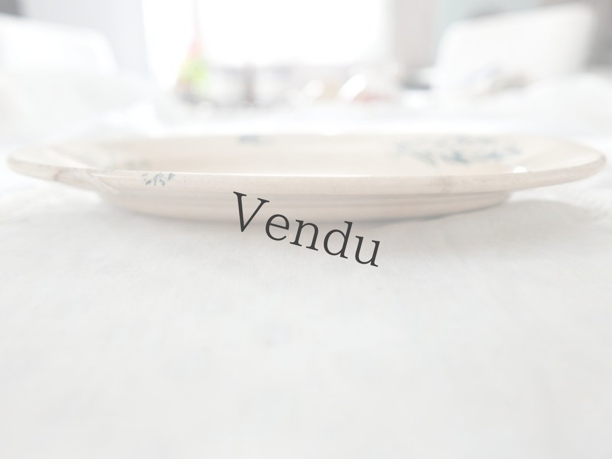 画像5: フランスアンティーク　春の草花や蝶たちのプレート (5)