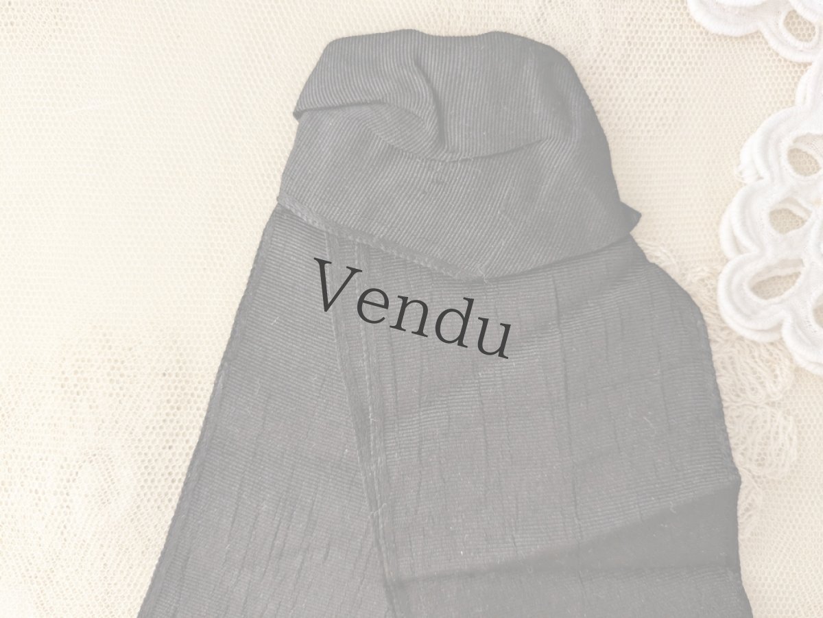 画像9: フランスアンティーク　リボンつきカットワーク刺繍のつけ襟 (9)