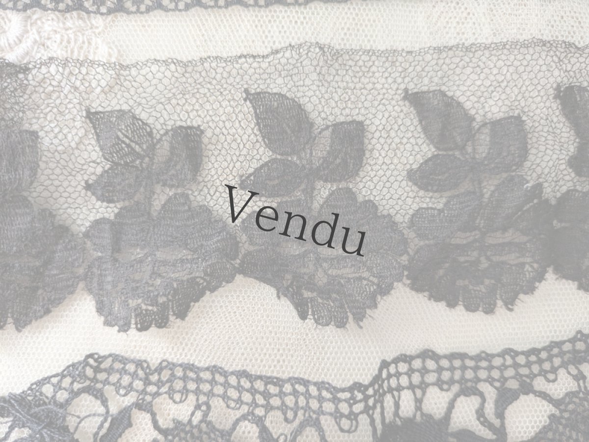 画像7: フランスヴィンテージ　メルスリーセット《Noir》 (7)