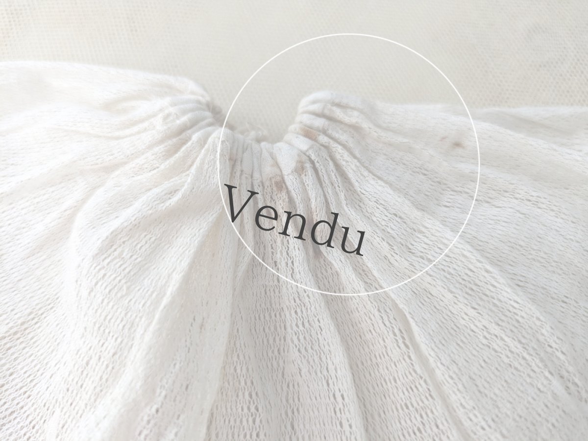 画像7: フランスアンティーク　レースのランプシェード (7)