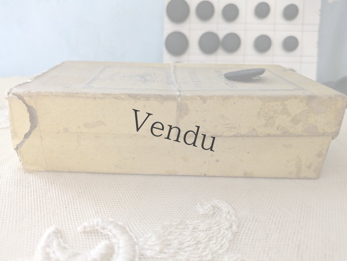 画像6: フランス 1900年前後 箱入りコスチュームボタン A LA RUCHE (6)