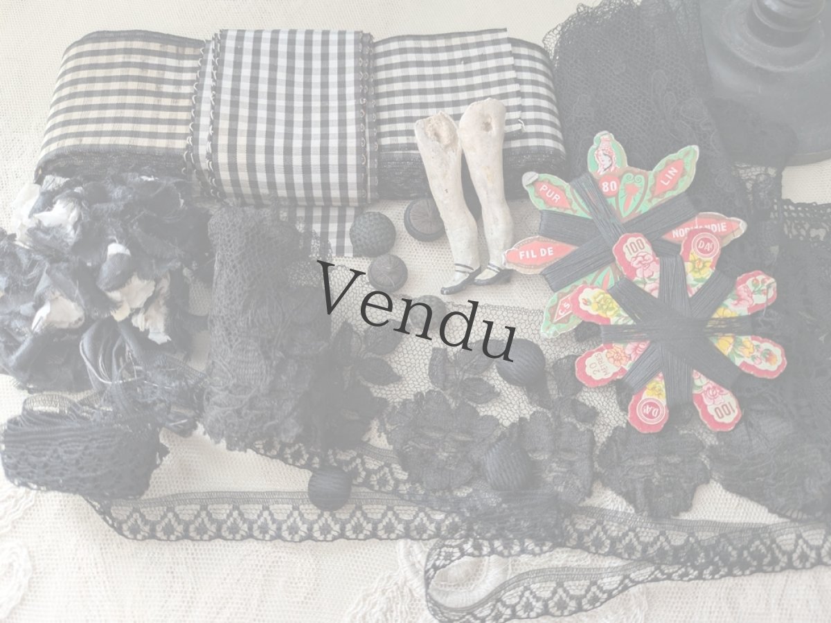 画像5: フランス 1900年代 リネン糸巻き 100 CARTE GIROFLÉE (5)