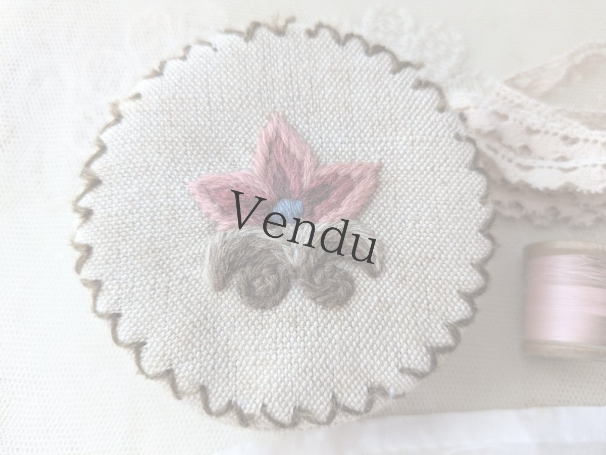 画像4: フランス蚤の市　布張り小箱入りメルスリーセット (4)