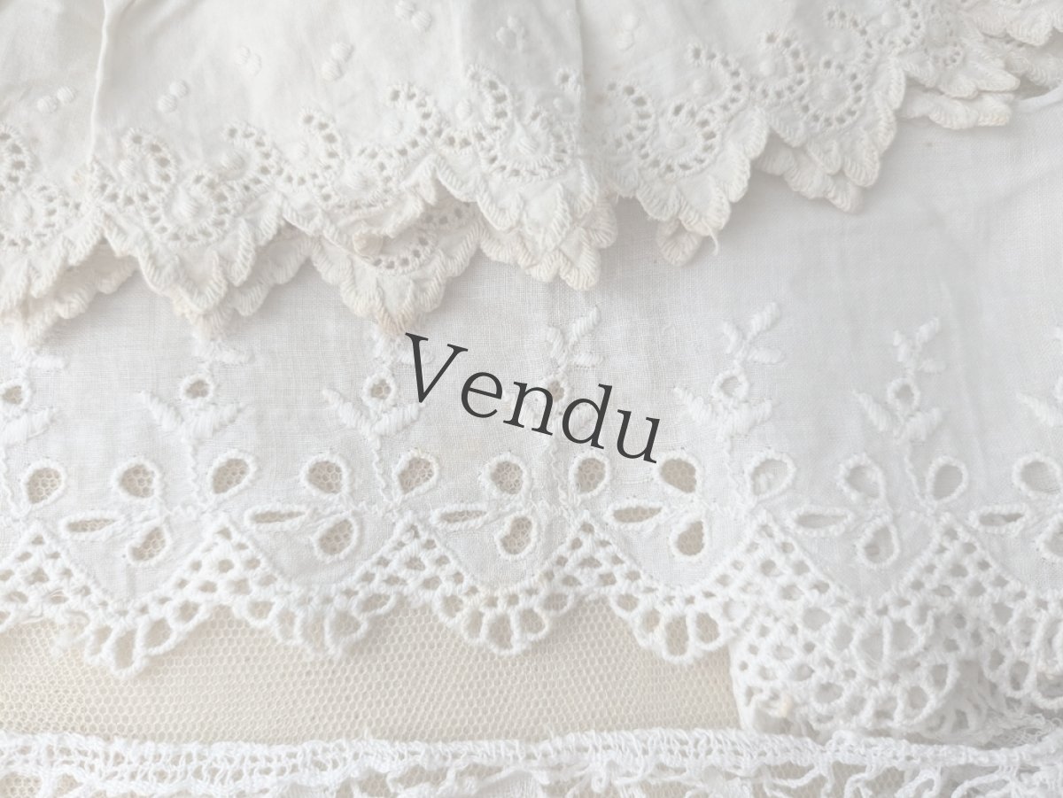 画像3: フランスアンティーク　レース 5種類セット (3)