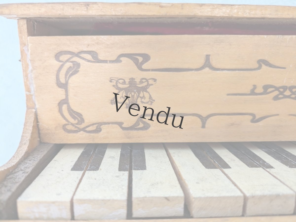 画像7: フランス 1930-1950年　木製トイピアノ (7)