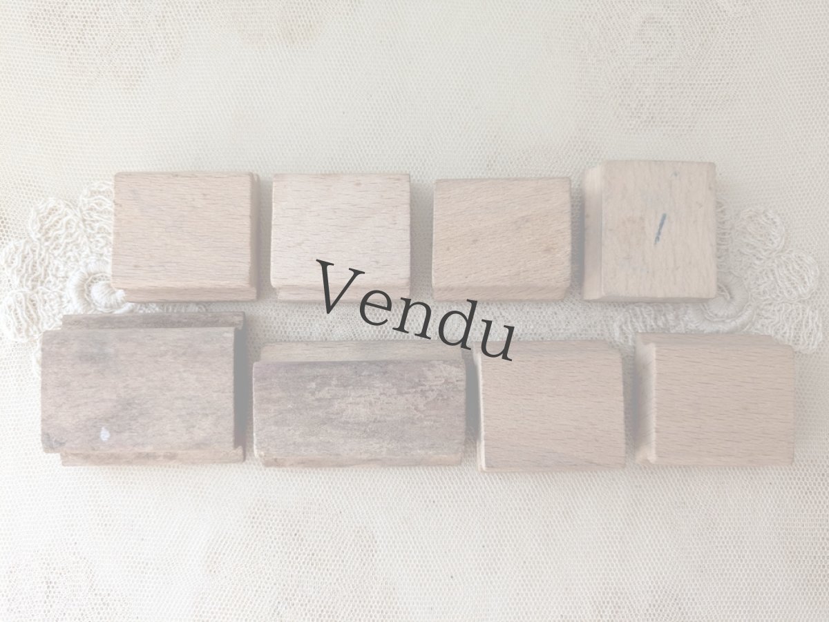 画像6: フランスヴィンテージ　インディアン＆カウボーイスタンプ  7個セット (6)