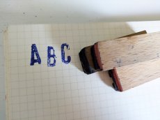 画像6: フランスヴィンテージ　ABCアルファベットスタンプセット (6)