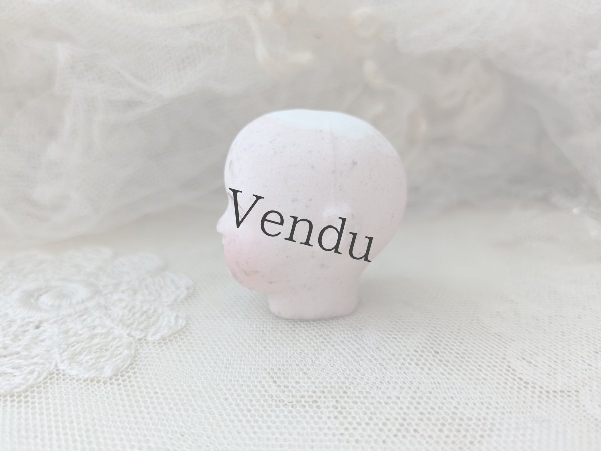 画像3: ドイツアンティーク  ビスクドール ヘッド (3)