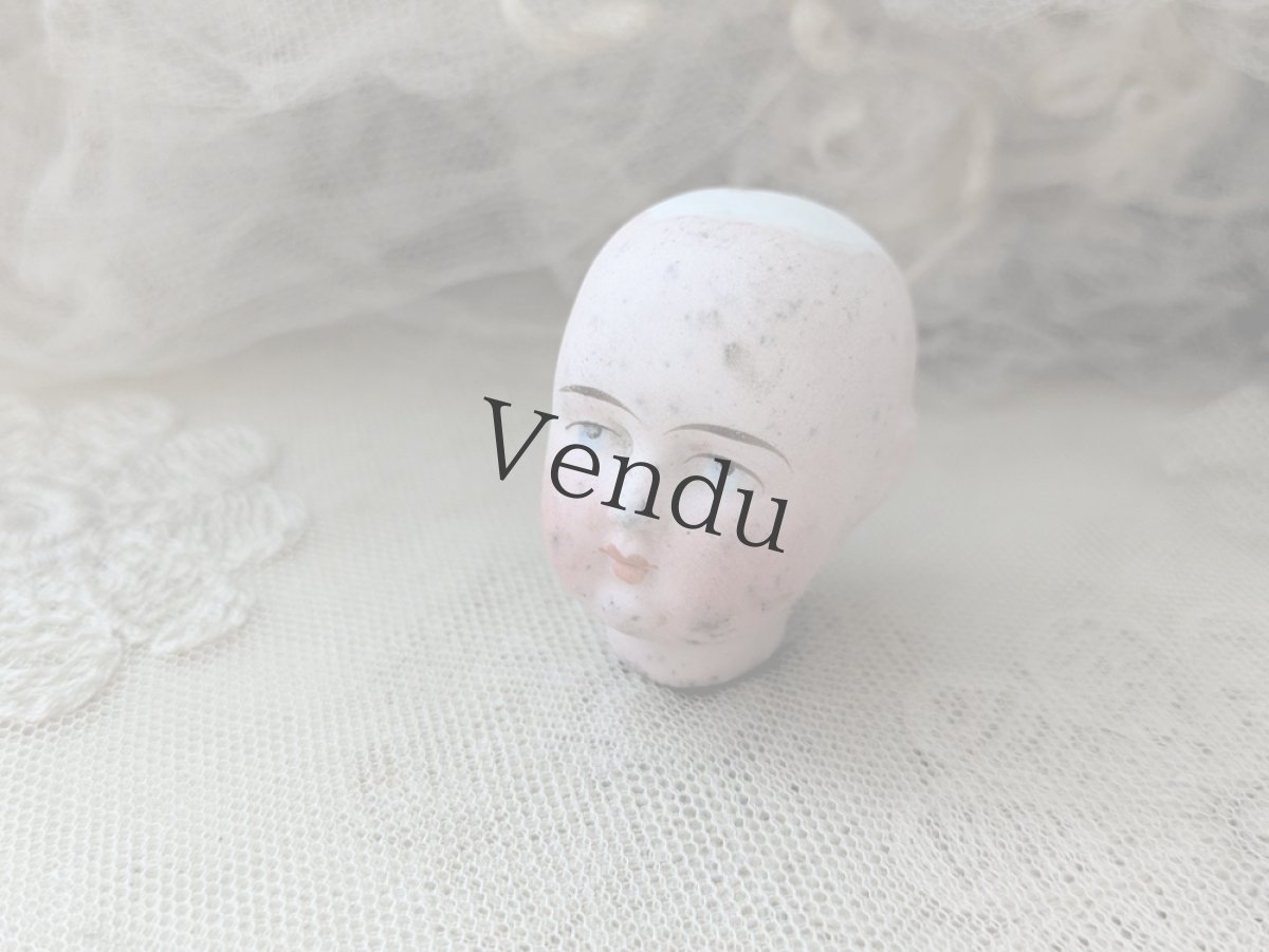 画像8: ドイツアンティーク  ビスクドール ヘッド (8)