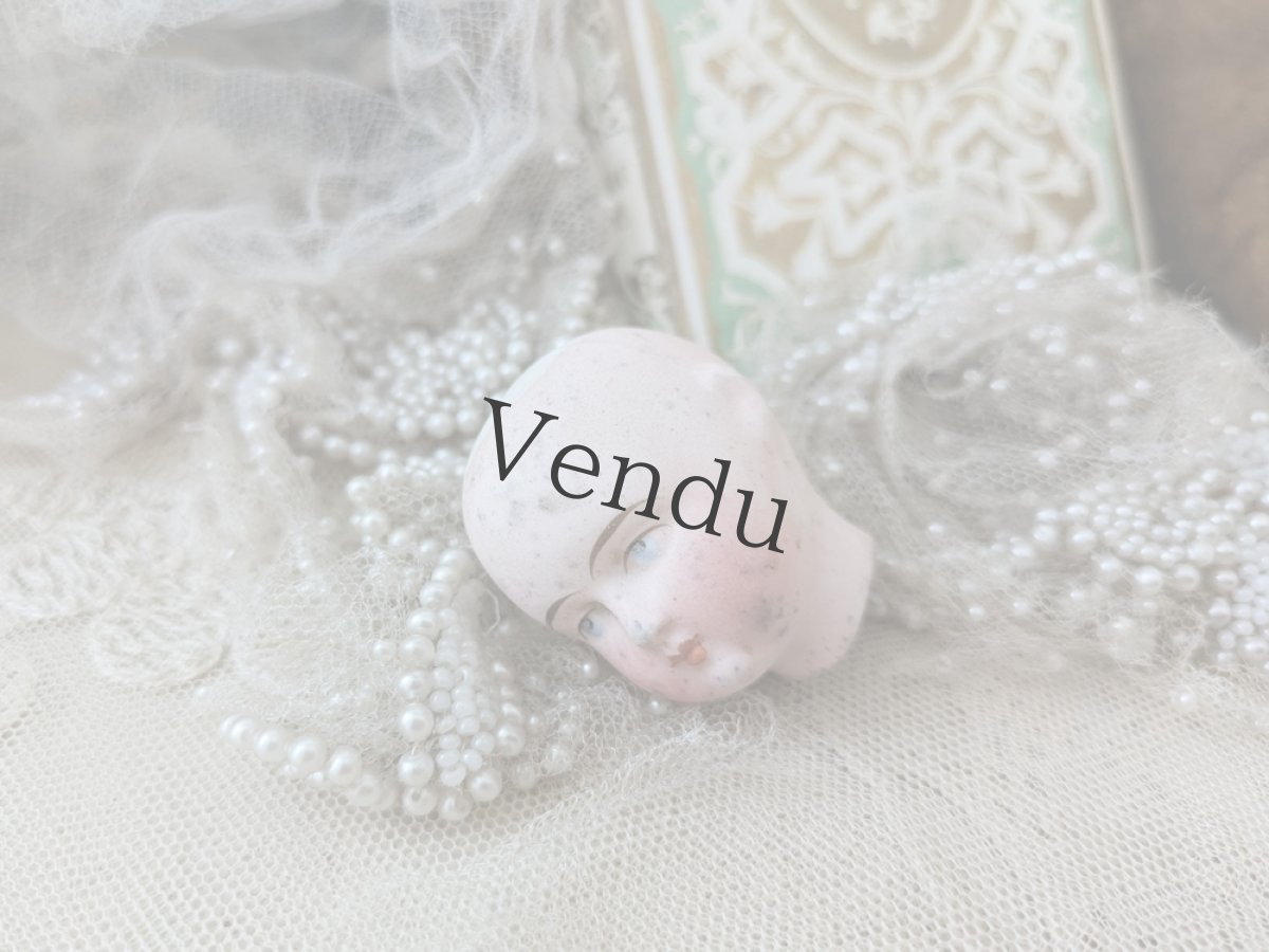 画像9: ドイツアンティーク  ビスクドール ヘッド (9)