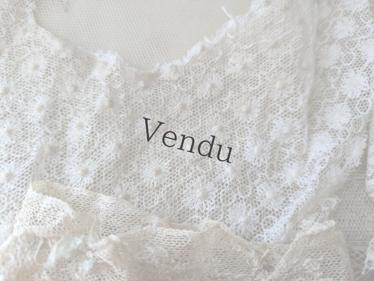 画像6: フランスアンティーク　メルスリーセット  Écru (6)