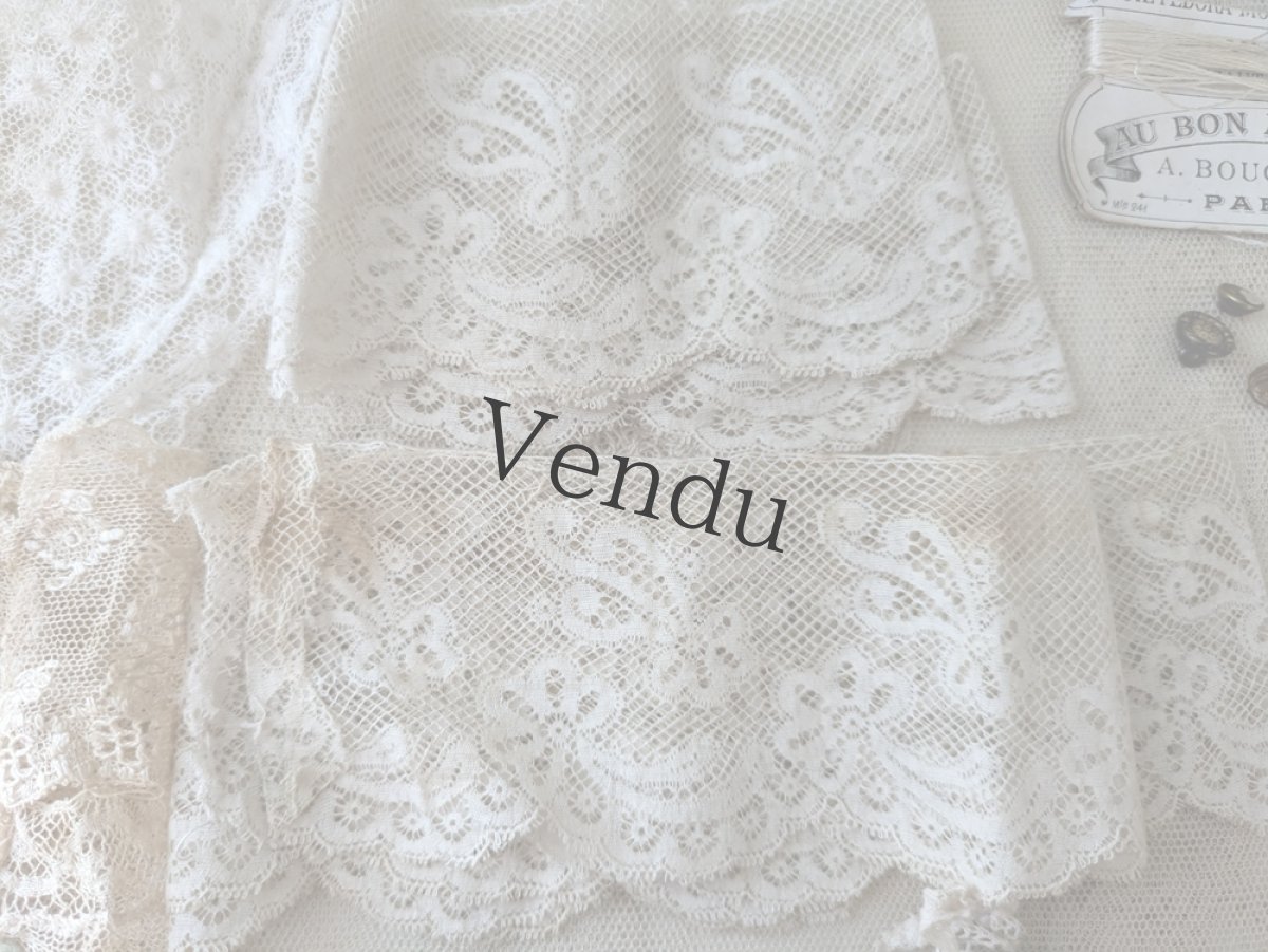 画像5: フランスアンティーク　メルスリーセット  Écru (5)