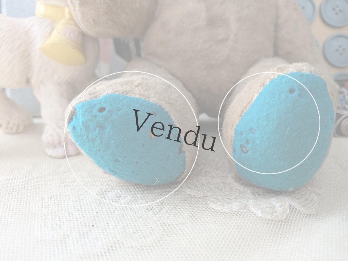 画像12: フランス 1950-1960年　くまのぬいぐるみ (12)