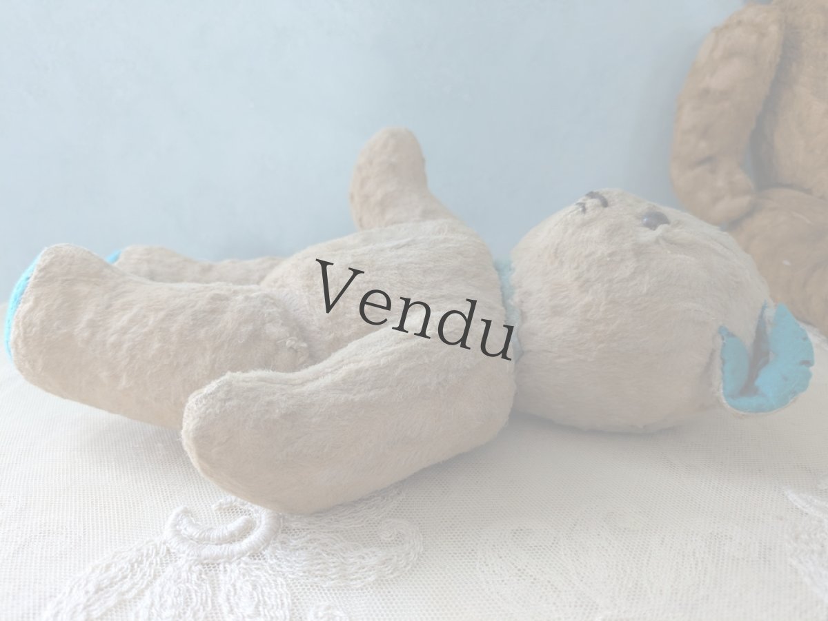 画像7: フランス 1950-1960年　くまのぬいぐるみ (7)