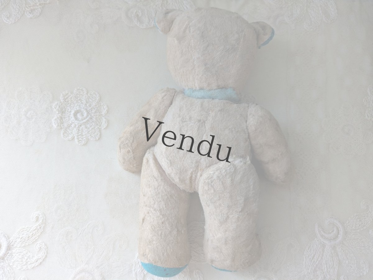 画像8: フランス 1950-1960年　くまのぬいぐるみ (8)