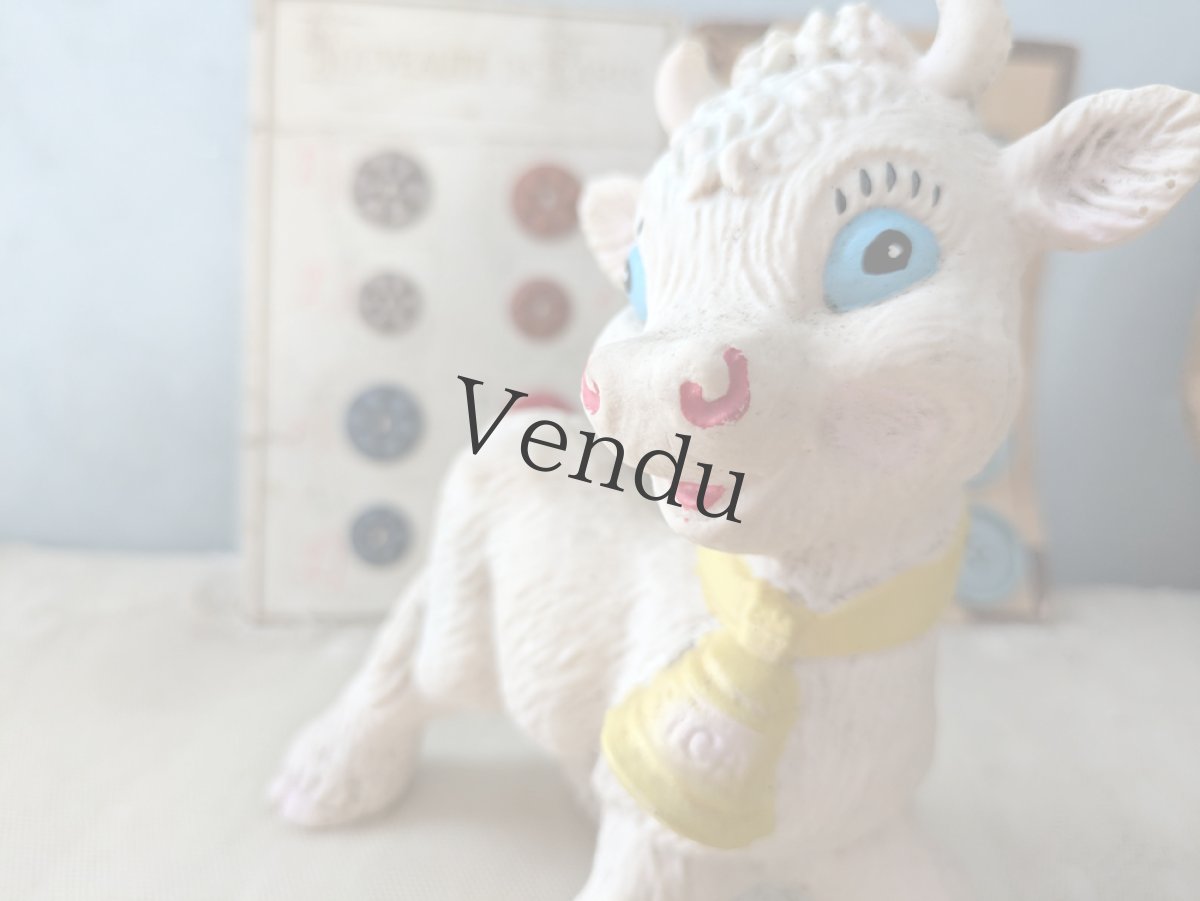 画像6: フランス 1960年代 子牛のオブジェ (6)