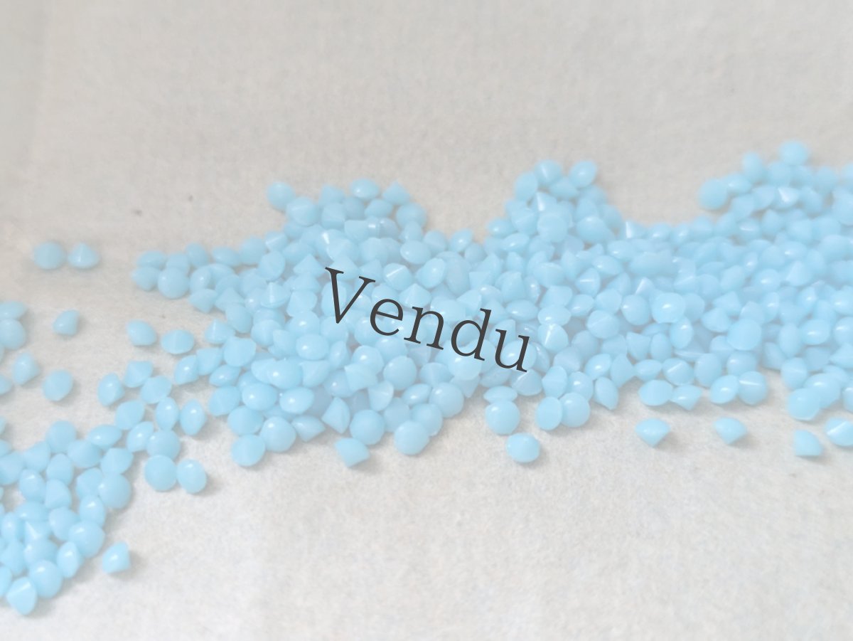 画像4: フランスヴィンテージ 包装紙入りストラス ≪ターコイズ≫ (4)